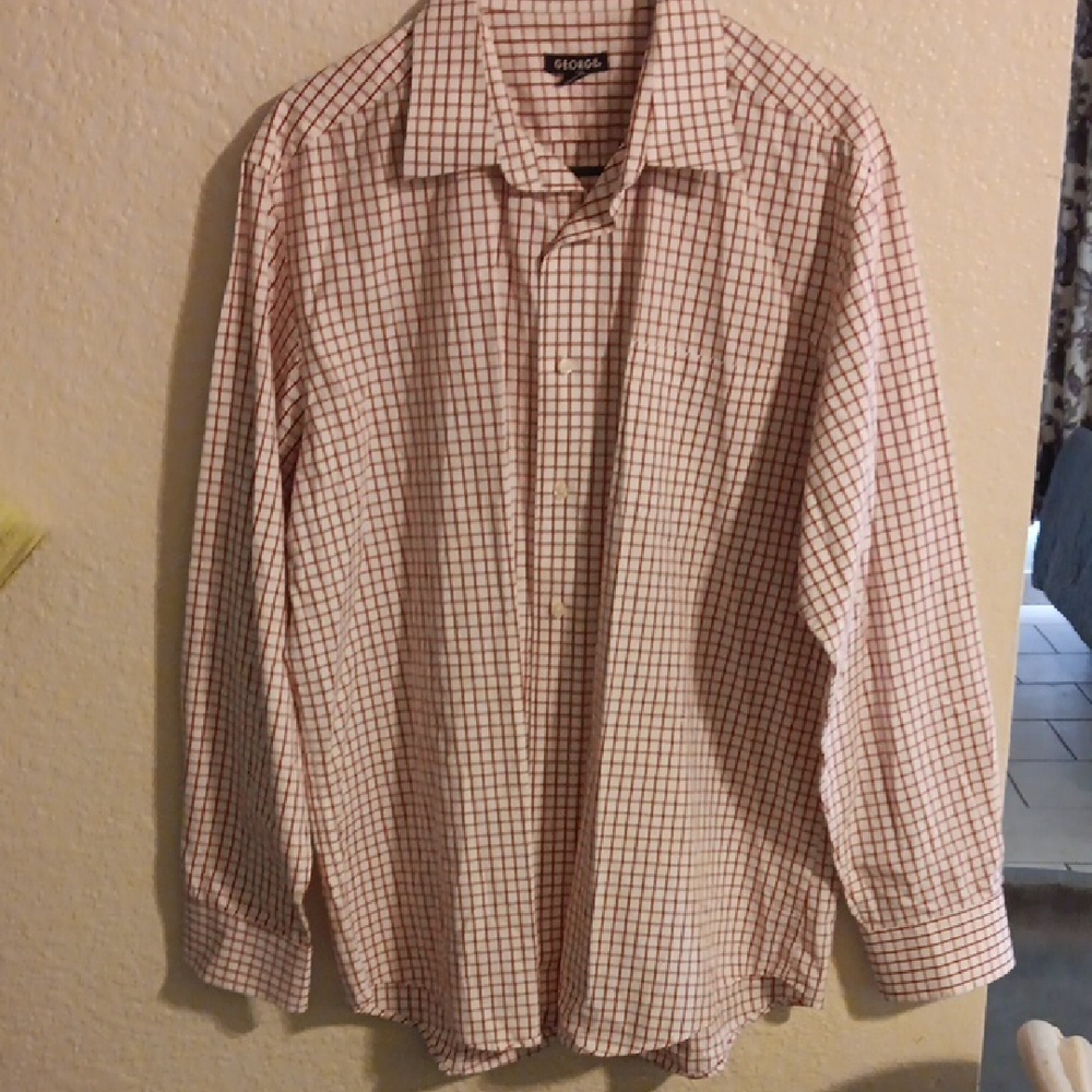 Men's Red Checkered Shirt